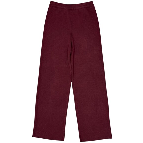 ADRIANNA PAPELL Women's EUC Wide Leg Wool Blend Pull-On Sweater Pants | Size M - Picture 4 of 8